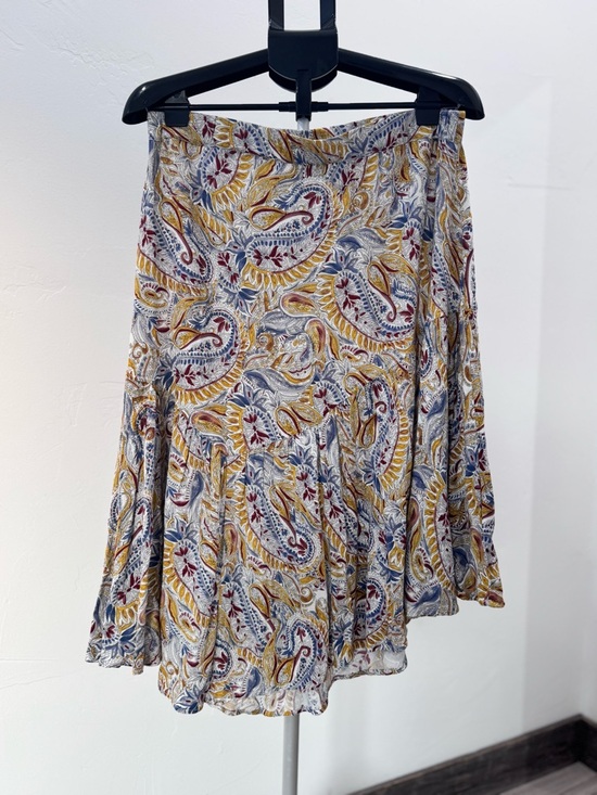 Shyanne Dresses & Skirts - Shyanne Western/Bohemian Paisley Asymmetric Midi Pull-On Skirt Size XL